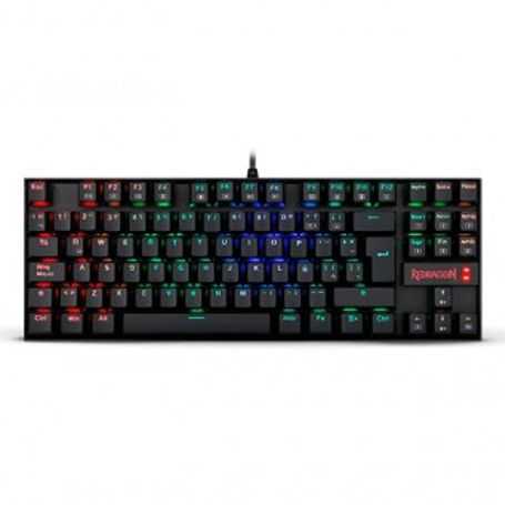 teclado mecánico redragon kumara rgb blue switch